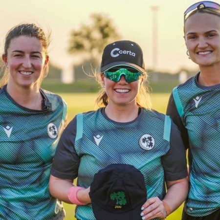 Laura Delany: Ireland skipper hits winning runs on landmark 200th cap