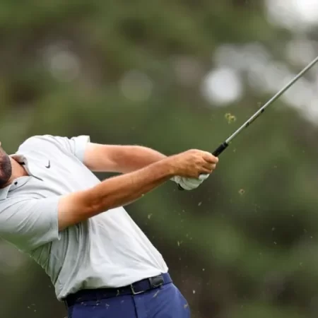 Masters 2024: Bryson DeChambeau leads as Scottie Scheffler and Danny Willett chase