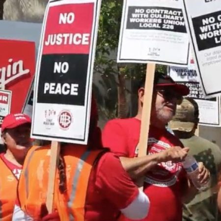Union workers end two-day strike against Virgin Hotels Las Vegas with contract talks set for Tuesday