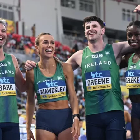 Magnificent bronze for Irish mixed relay squad